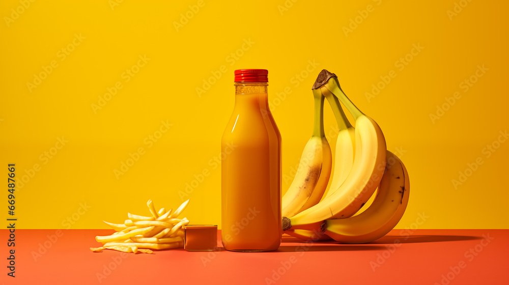 The unexpected presence of banana ketchup adds a modern twist to traditional culinary delights. generative AI. The unexpected presence of banana ketchup adds a modern twist to traditional culinary delights. generative AI.