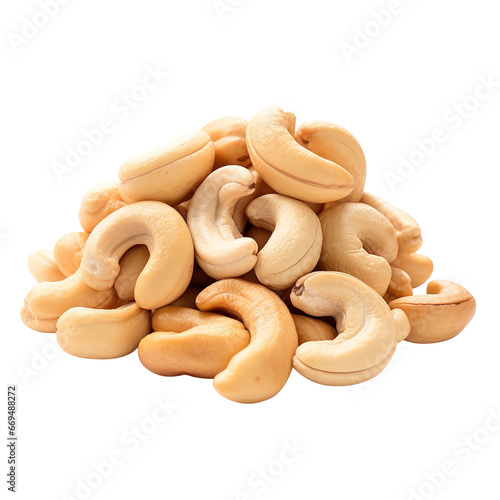 cashew nuts isolated on transparent background Remove png, Clipping Path