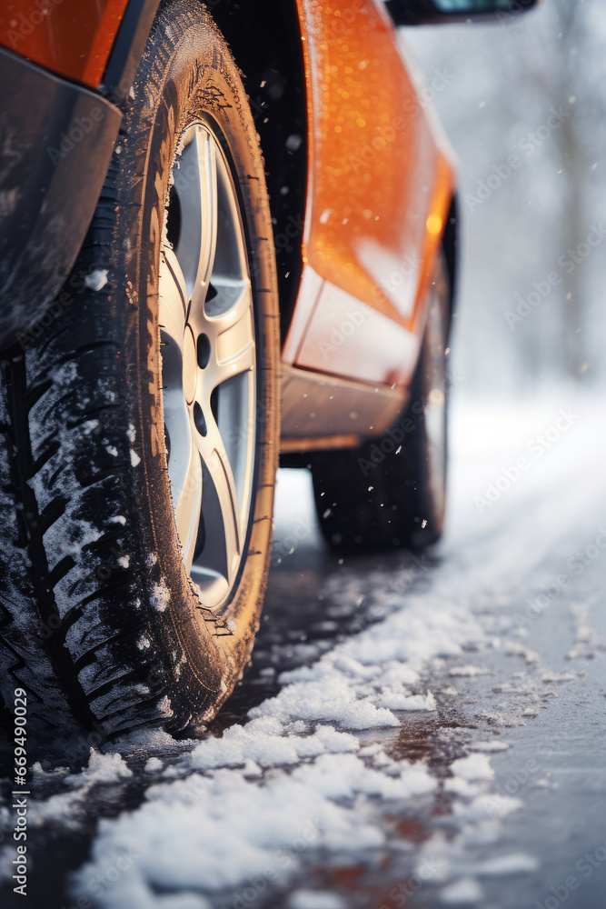 Snow winter tyre - save driving with winter tyre