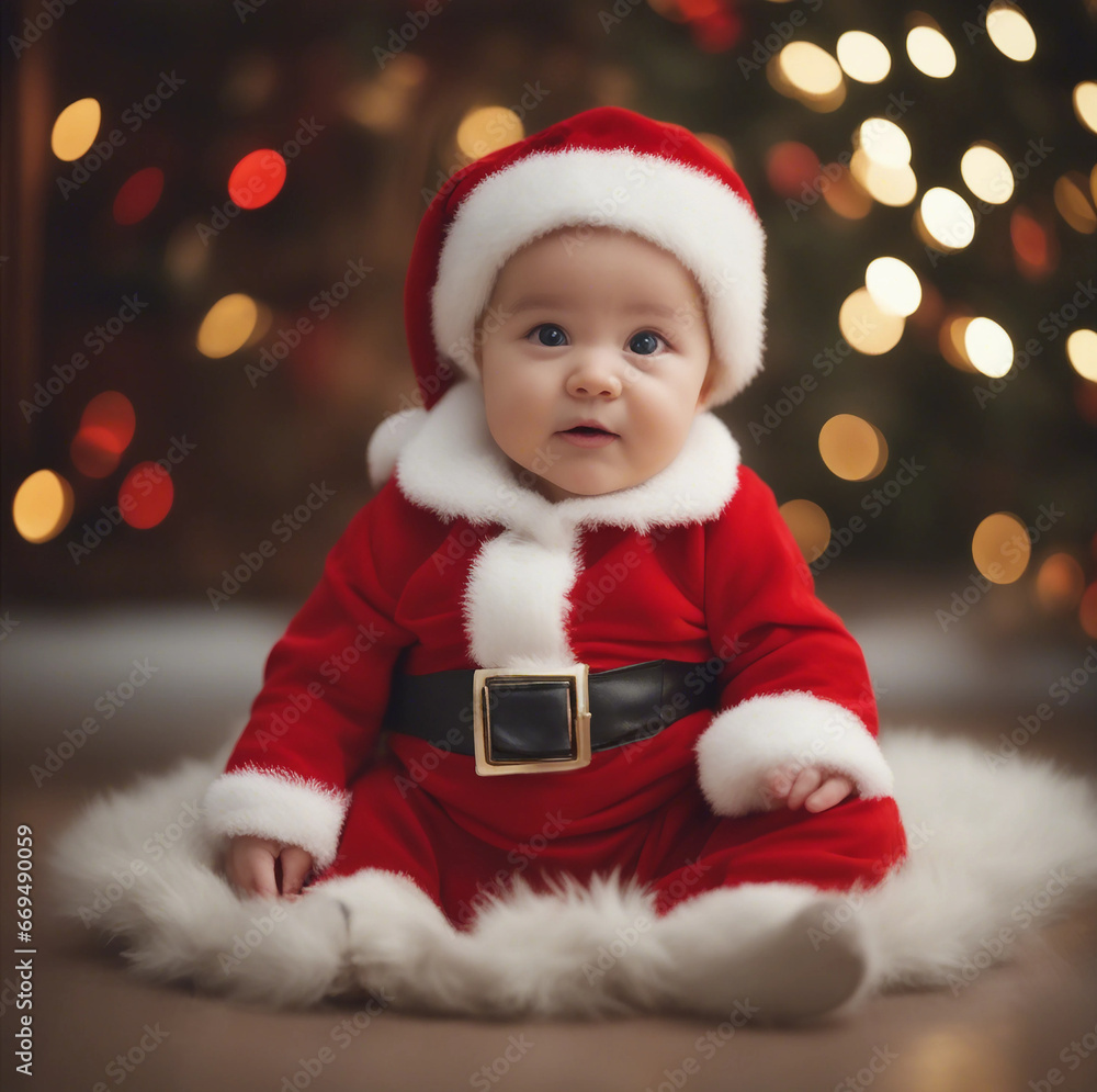 Baby Santa Claus -Generative AI Baby Santa Claus -Generative AI