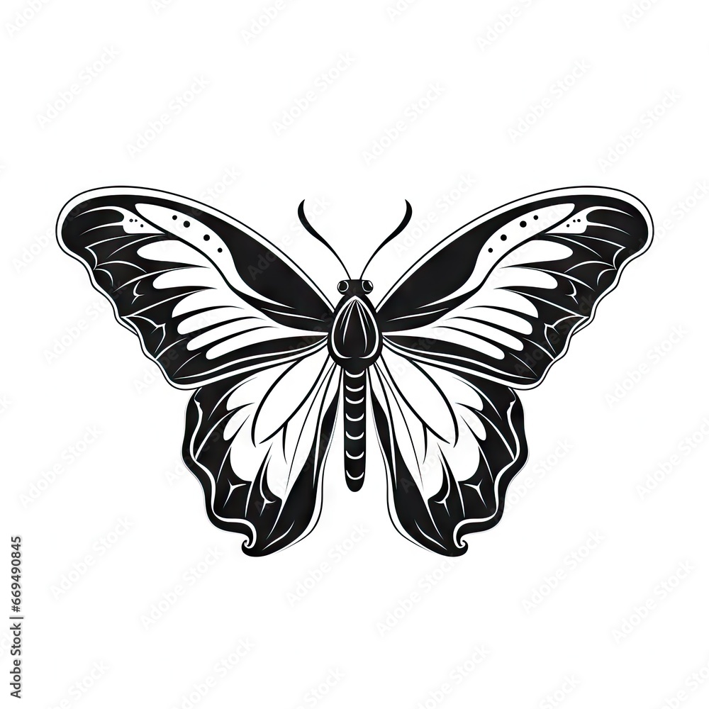 Butterfly Icon, Moth Symbol, Flying Insect Silhouette, Minimal Butterflies Wings Pictogram Butterfly Icon, Moth Symbol, Flying Insect Silhouette, Minimal Butterflies Wings Pictogram