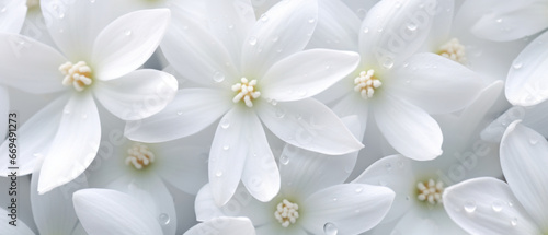 Detailed image of a pristine snowdrop.