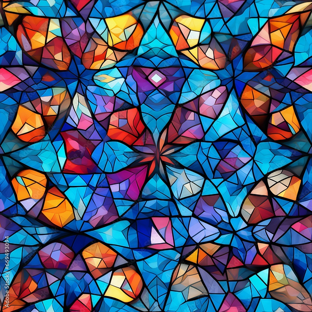 Mosaic Kaleidoscope Masterpiece Pattern Mosaic Kaleidoscope Masterpiece Pattern