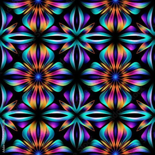 Optical Illusion Kaleidoscope Pattern