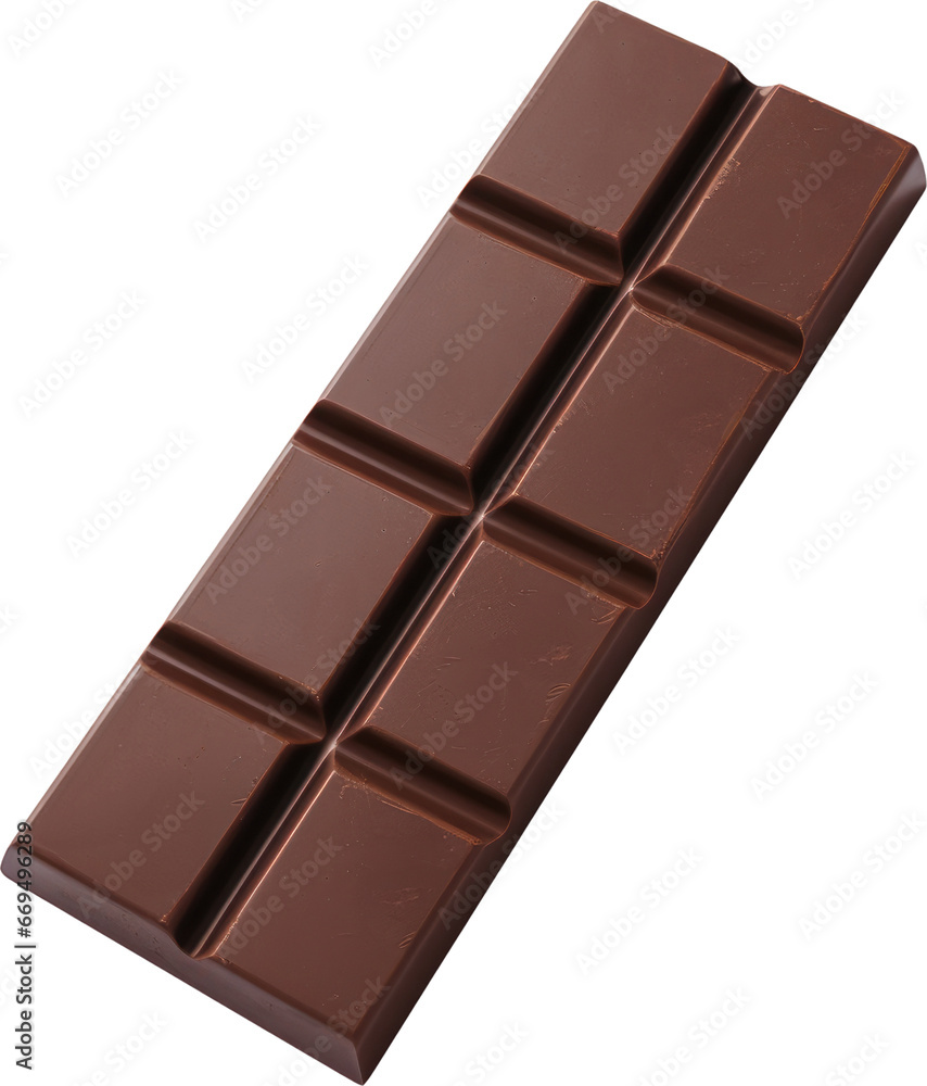 Fototapeta premium chocolate bar transparent background PNG clipart