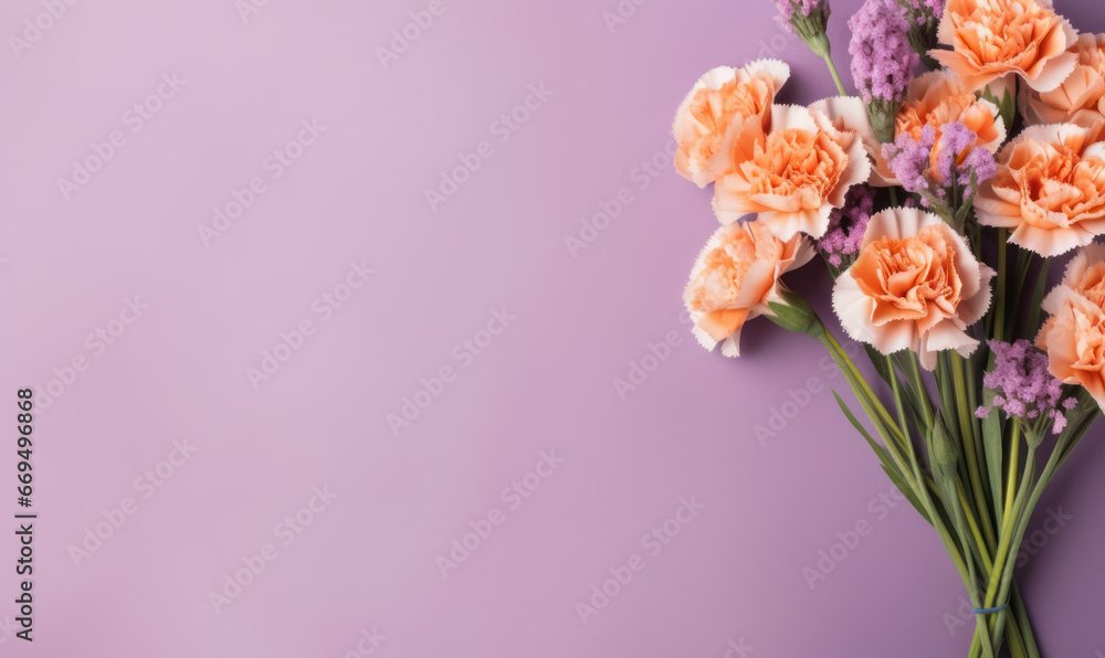 Delicate carnations, exuding elegance and tranquility. Delicate carnations, exuding elegance and tranquility.