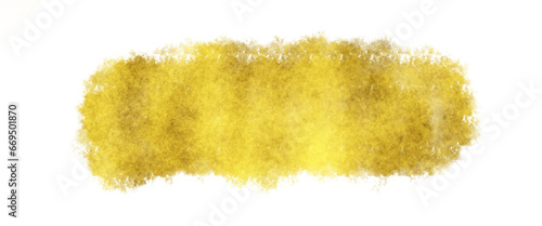 Golden paint streak on transparent background clip art 
