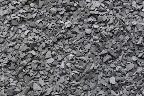 fine natural slate gravel texture photo