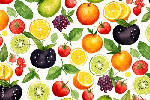 background with fruit