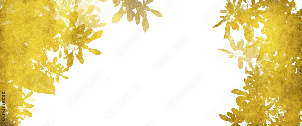 golden flowers clip art on transparent background with copy space for text golden flowers clip art on transparent background with copy space for text