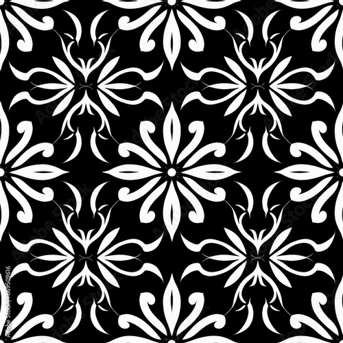 Black and White Harmony Pattern