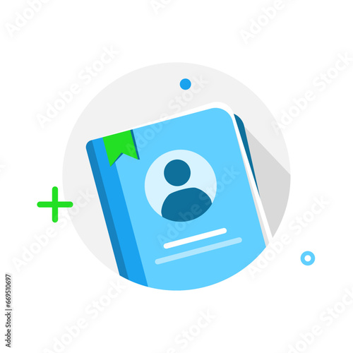 contact access permission concept illustration flat design vector eps10. modern graphic element for landing page, empty state ui, infographic