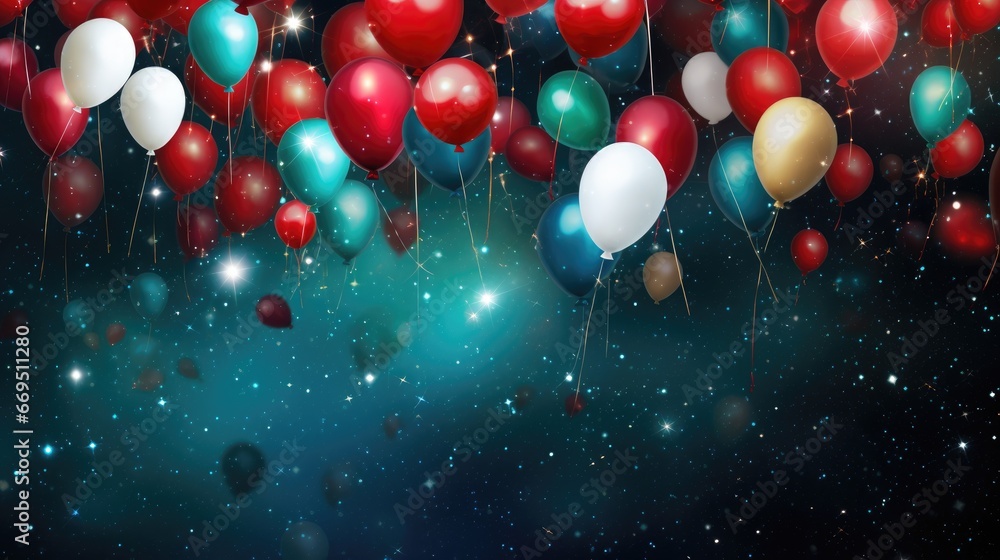 red balloons, blue background, white balloon red balloons, blue background, white balloon