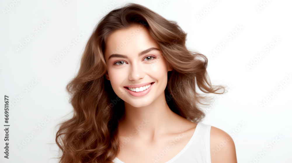 YOUNG AND HAPPY WOMAN ON WHITE BACKGROUND. legal AI YOUNG AND HAPPY WOMAN ON WHITE BACKGROUND. legal AI