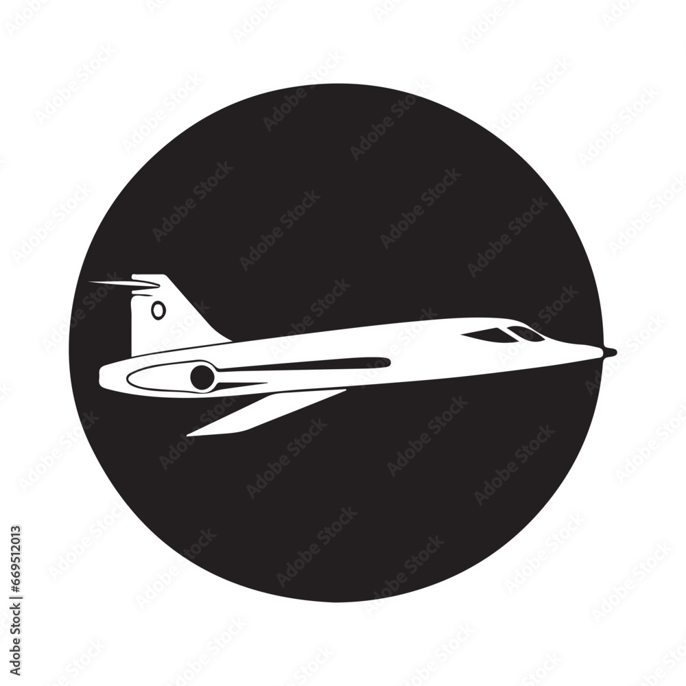 Airplane logo Vector, Art, Icon and Design Airplane logo Vector, Art, Icon and Design