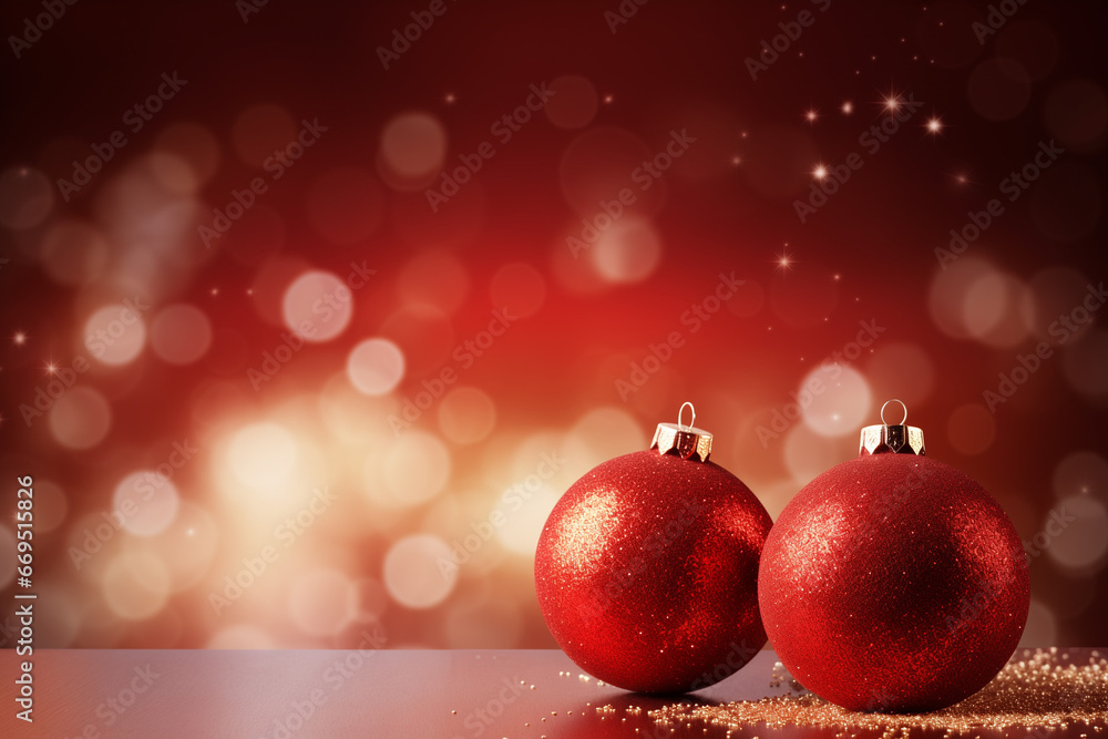 decorations Christmas New Year background with baubles decorations Christmas New Year background with baubles