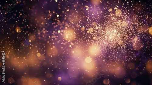 Firework light and bokeh abstract celebrate background. © ant