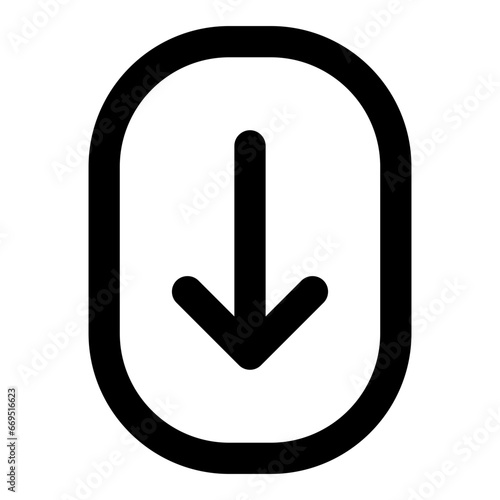 Scroll line icon