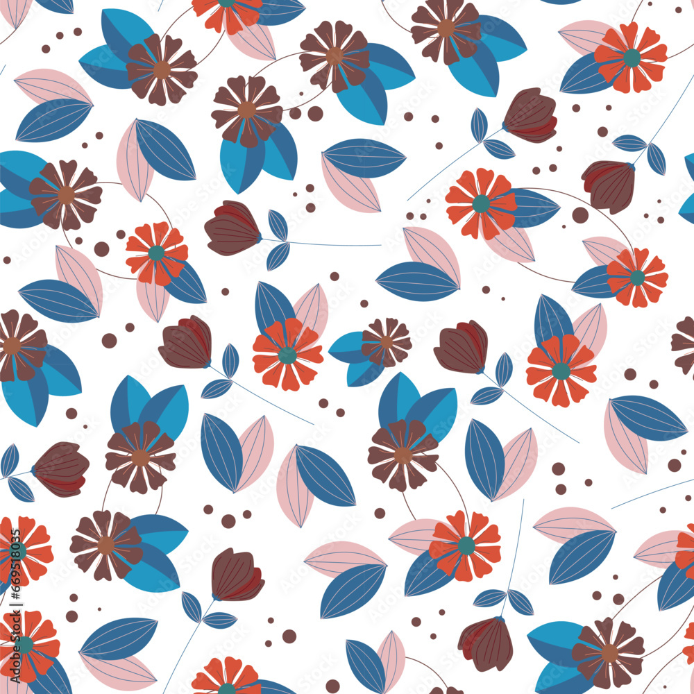 Abstract flower pattern background. Vector illustration. Abstract flower pattern background. Vector illustration.