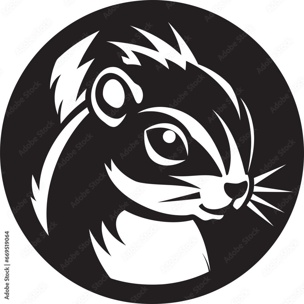 Funny Chipmunk Logo Icon Black Vector Mischievous Chipmunk Logo Icon Black Vector Funny Chipmunk Logo Icon Black Vector Mischievous Chipmunk Logo Icon Black Vector