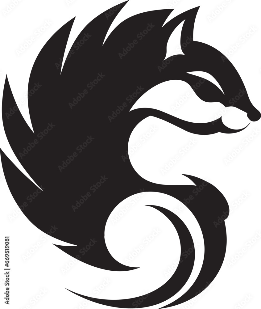 Chipmunk Tail Logo Icon Black Vector Chipmunk Cheek Logo Icon Black Vector Chipmunk Tail Logo Icon Black Vector Chipmunk Cheek Logo Icon Black Vector