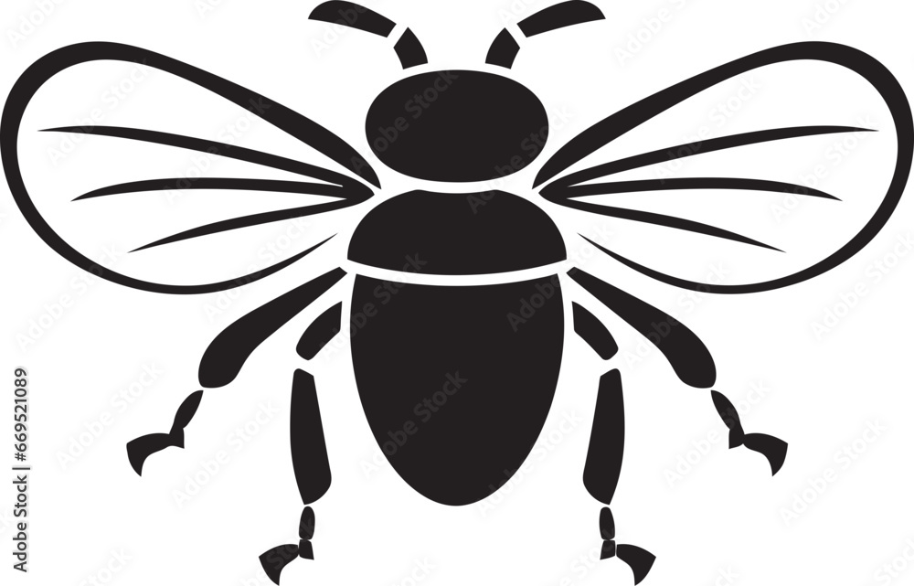 Fototapeta premium Flea Market Fun for the Whole Family Logo A Symbol of Joy, Laughter, and Connection Flea Black Vector Logo A Timeless Symbol of Pesky Pests