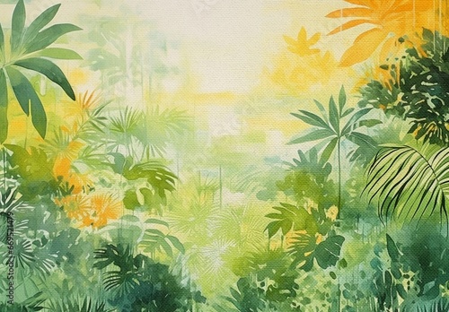 Tropical jungle background