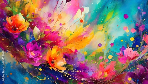 Abstract Watercolor Background © Wonderful Life 