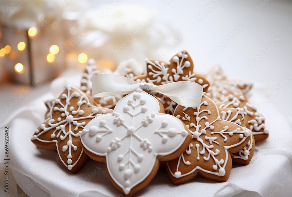 Star Christmas gingerbread cookies Star Christmas gingerbread cookies