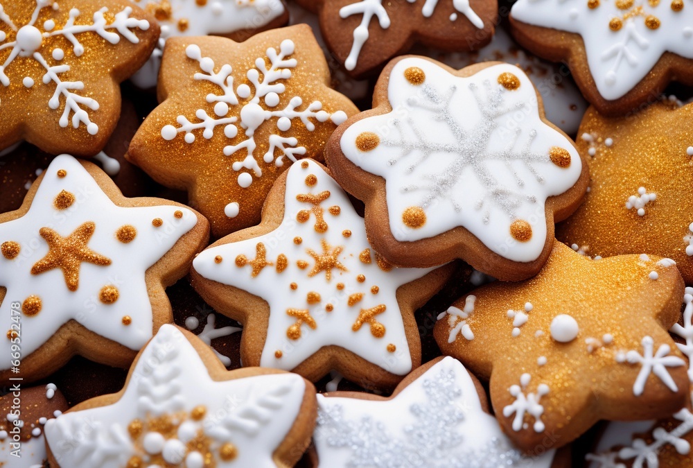 Christmas gingerbread cookies