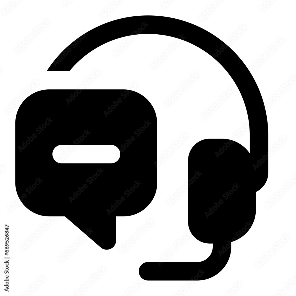 Live chat glyph icon Live chat glyph icon