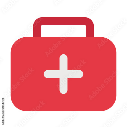 First aid kit flat icon