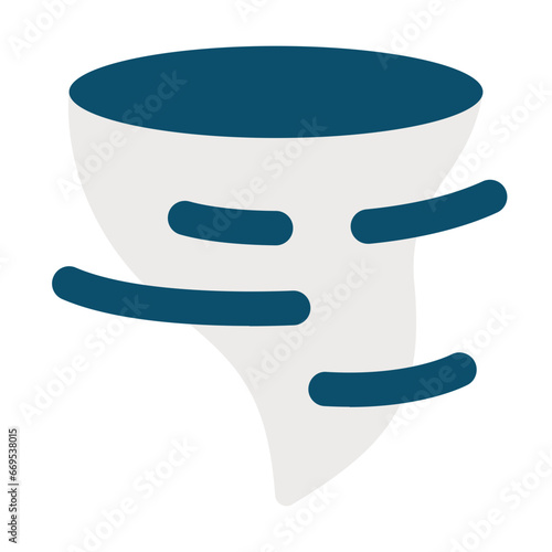 Tornado flat icon