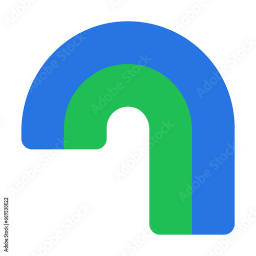 Rainbow flat icon