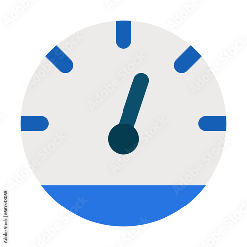 Barometer flat icon