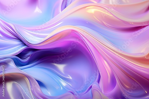 Wallpaper Mural Fond d'écran abstrait de texture de fond irisé avec des détails fluides, hyper réaliste. IA générative, IA Torontodigital.ca