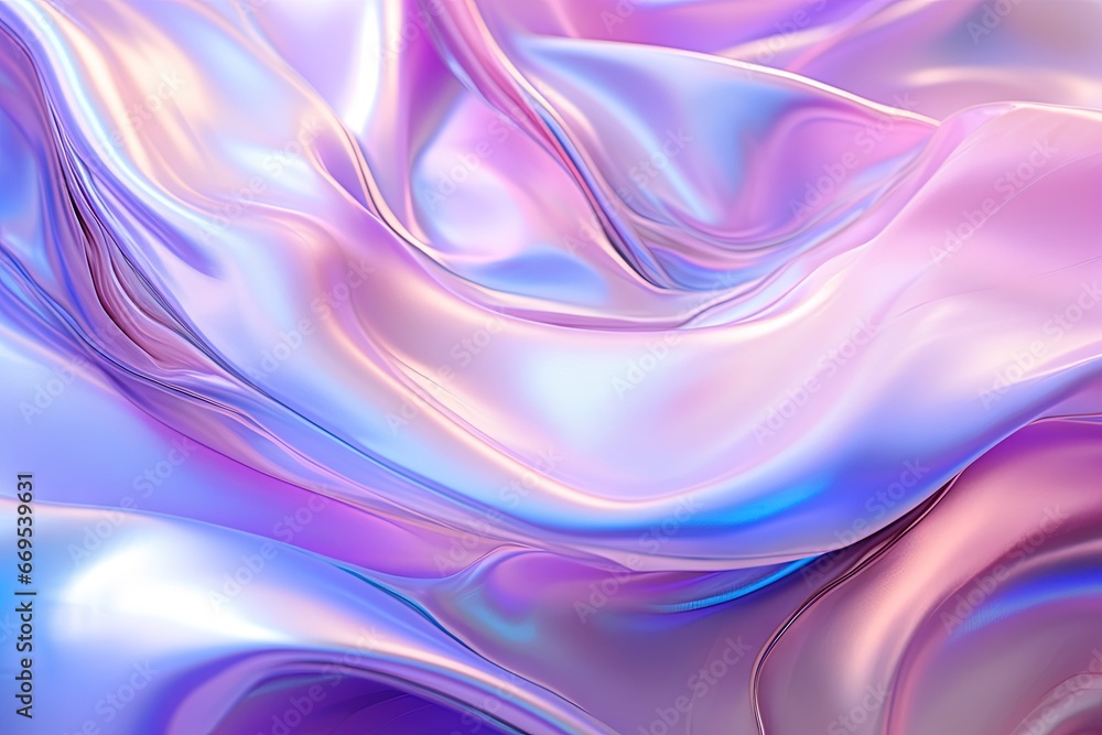 Obraz premium Fond d'écran abstrait de texture de fond irisé avec des détails fluides, hyper réaliste. IA générative, IA