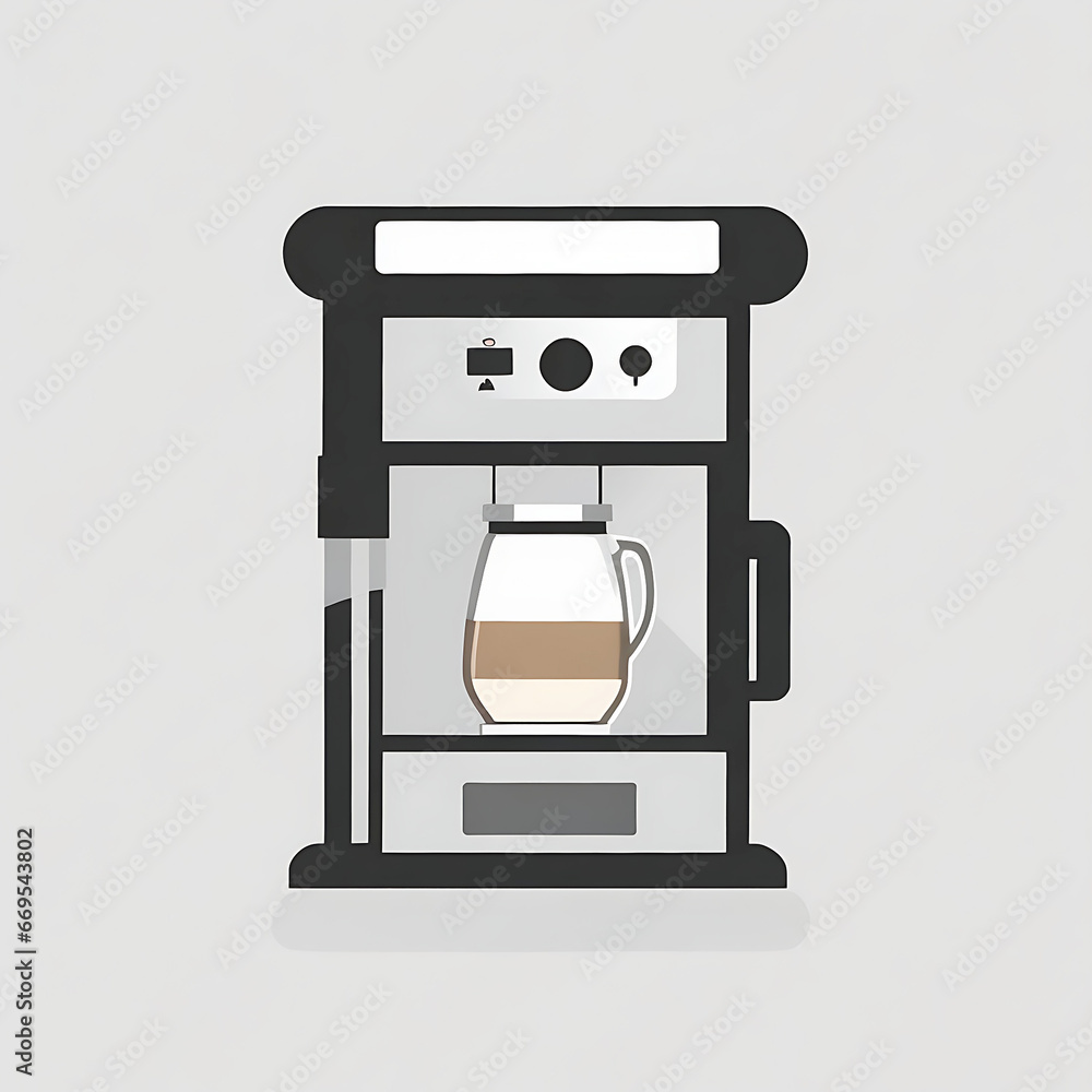 Coffee machine icon. Coffee Machine editable stroke icon. Coffee machine icon. Coffee Machine editable stroke icon.