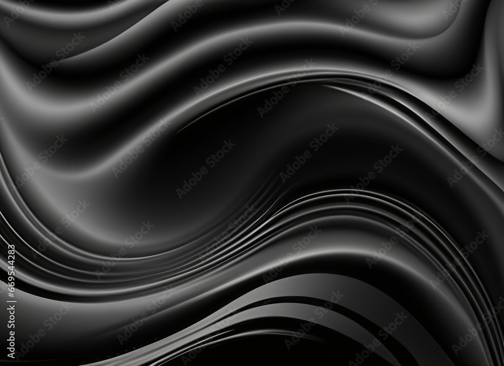 dark wavy abstract background, 3d dark background, 3d elegant dark background, 3d, dark, black, silver, gold, wave, curve, metal
