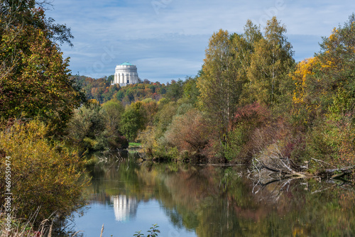 Befreiungshalle von Kelheim im Herbst