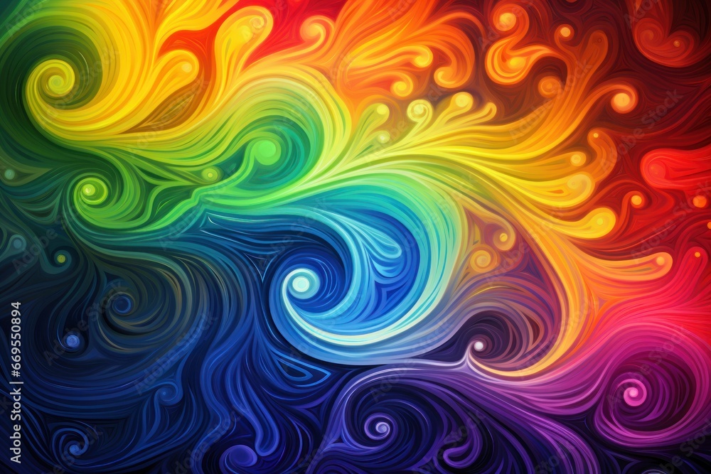 Psychedelic Spectrum Swirls. Psychedelic Spectrum Swirls.