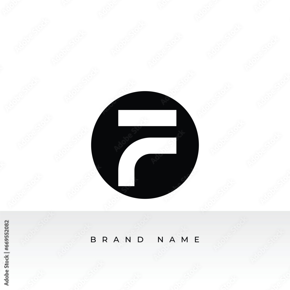 Initial letters F logo template design in a rounded shape. Logo icon design template elements. Monogram. Linear logo. Simple vector sign illustration in a modern style. Initial letters F logo template design in a rounded shape. Logo icon design template elements. Monogram. Linear logo. Simple vector sign illustration in a modern style.