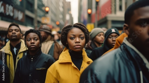 Powerful Collective Action: Black Activists at Peaceful Protest