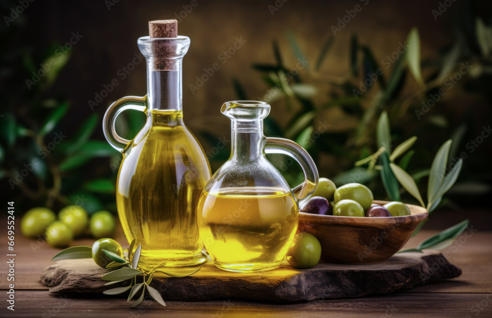 A branch with olives and a bottle of olive oil, highlighted on a white background
Olive oil in a bottle with olives on the table in a rustic style. The concept of the Mediterranean diet.
A branch with olives and a bottle of olive oil, highlighted on a white background
Olive oil in a bottle with olives on the table in a rustic style. The concept of the Mediterranean diet.