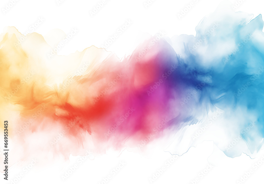 Watercolor background transparent