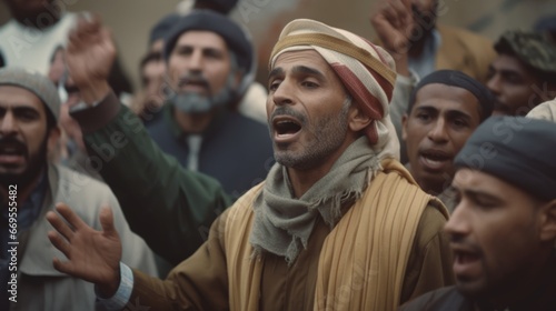 Islamic Chants and Prayers at Peaceful Demonstration