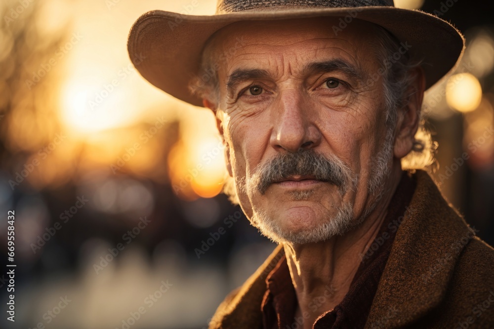 senior man looking at camera. ai generative senior man looking at camera. ai generative