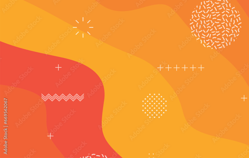 abstract gradient dynamic fluid shapes background design template