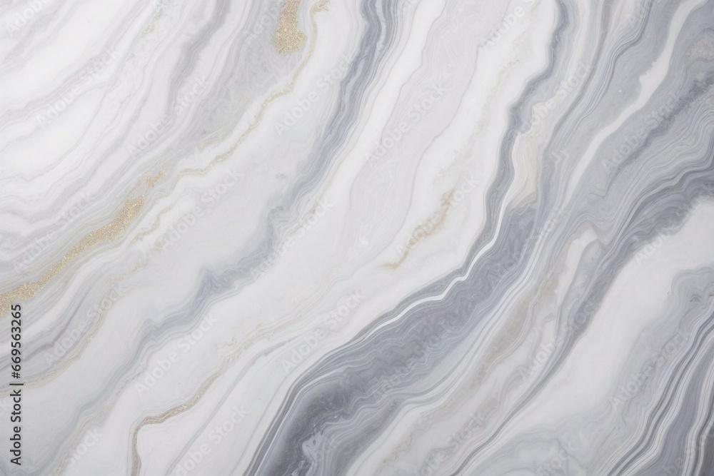 Obraz premium Gray White Abstract Marble Background Banner. Generative AI.
