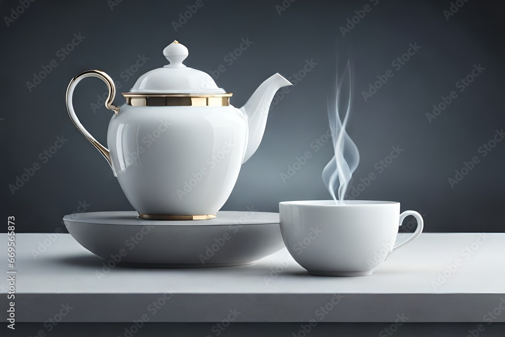 teapot and cup teapot and cup